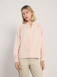 Akhen Button Up - Pale Rose
