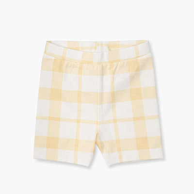 Bicycle Shorts - Yellow Gingham