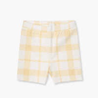Bicycle Shorts - Yellow Gingham