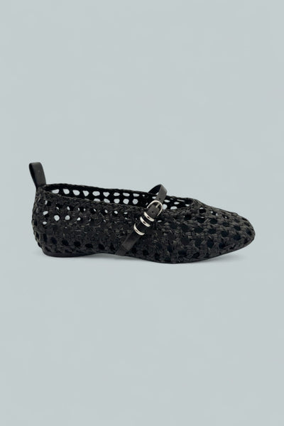 Spire Mary Jane Flats - Black
