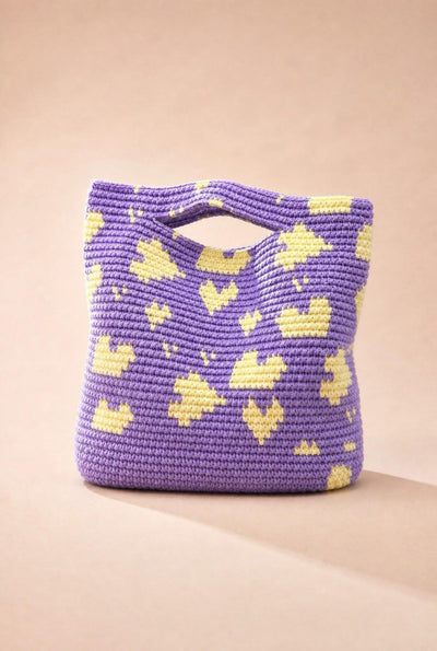 Mini Love Is In The Air Shopper - Lilac
