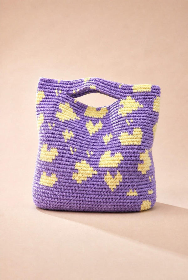 Mini Love Is In The Air Shopper - Lilac