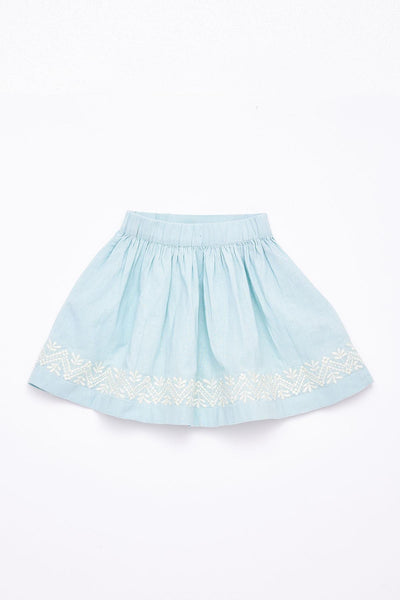 Marguerite Skirt - Blue Sky