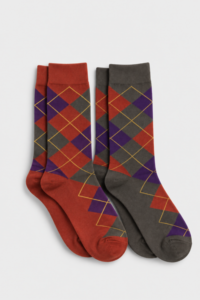 Paul Stuart Argyle Sock 2-Pack