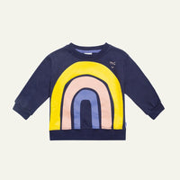 Rainbow Kid Sweatshirt - Navy/arch