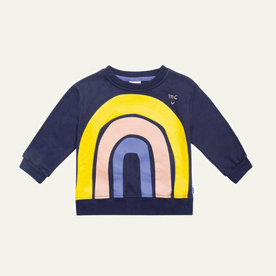 Rainbow Kid Sweatshirt - Navy/arch - Crewneck Sweatshirt