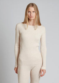 Classic Rib Crew - Ivory