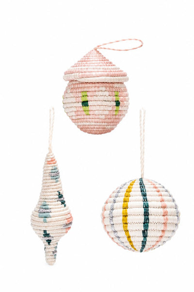 Blush Ornament 3-Pack