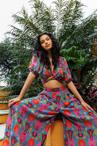 Rami Pant - Abstract Ikat Multi