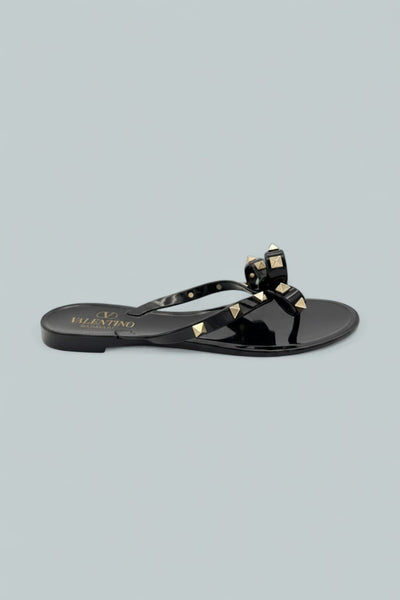 Rockstud Rubber Slipper - Poudre