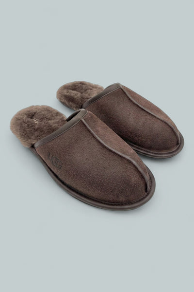 Scuff Mule Slippers - Dusted Cocoa