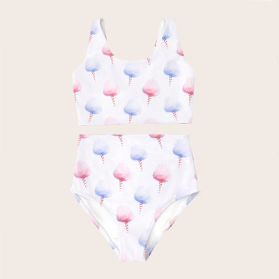Cotton Candy Two Piece Tank - Two Piece Swim