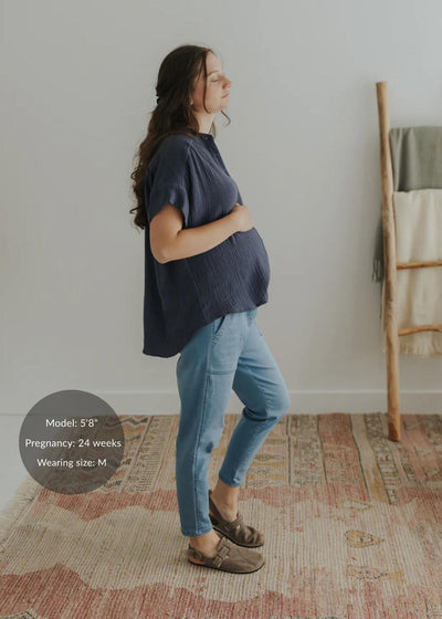 Transitional Denim Jogger