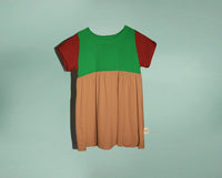 Modal Color Block Dress - Silverlake