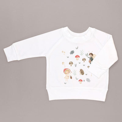 Raglan Sweatshirt - Mushroom Hunt