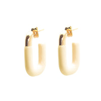 Ella Stud Dangle Earrings - Yellow