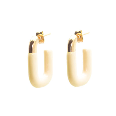 Ella Stud Dangle Earrings - Yellow