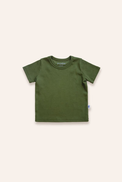 Organic Pima cotton kids tee - Green