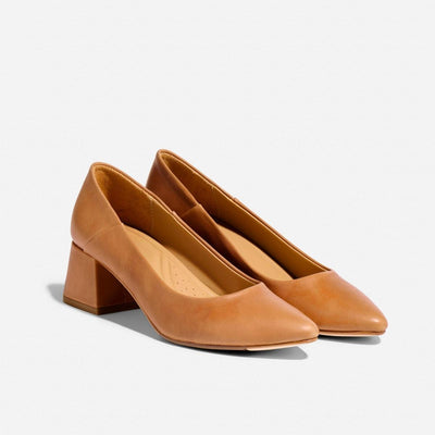 Fiorela Go-To Mid Heel - Caramel - FINAL SALE