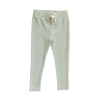 Organic Cotton Modal Rib Legging - Jade