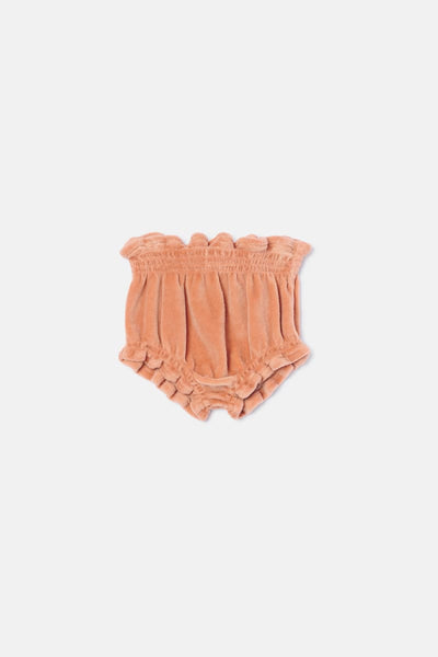 Velour Baby Bloomers - Pink