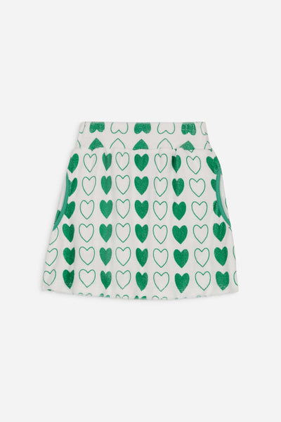 Jupe Gina - Green Hearts