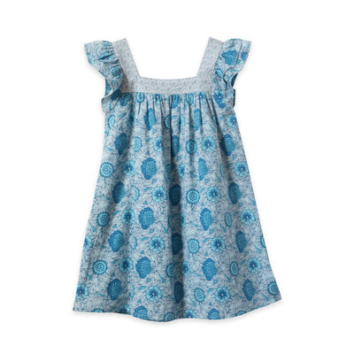 Girls Square Neck Everly Dress - Jaipur