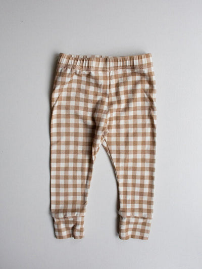 The Gingham Legging - Caramel Gingham