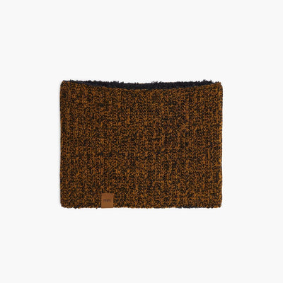 Tweed Neck Warmer - Melange Amber & Black - FINAL SALE - Scarf