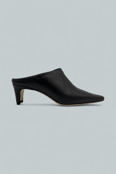 Women's Wally Leather Mules - Black