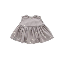 Baby Fit & Flare Dress - Grey
