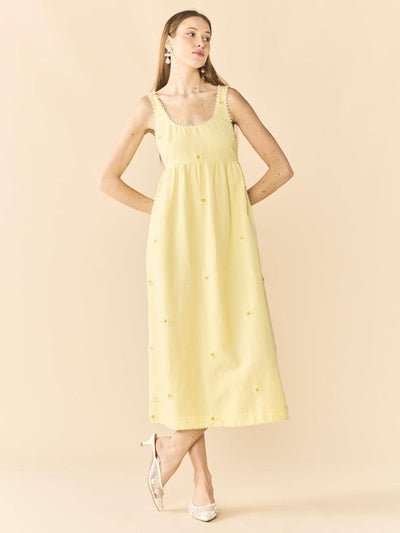 Emily Dress - Soft Butter Yellow