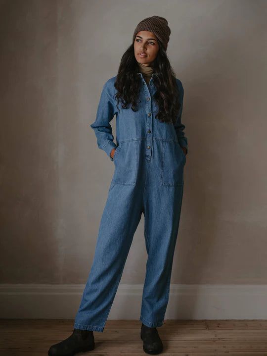 Denim boiler suit hotsell