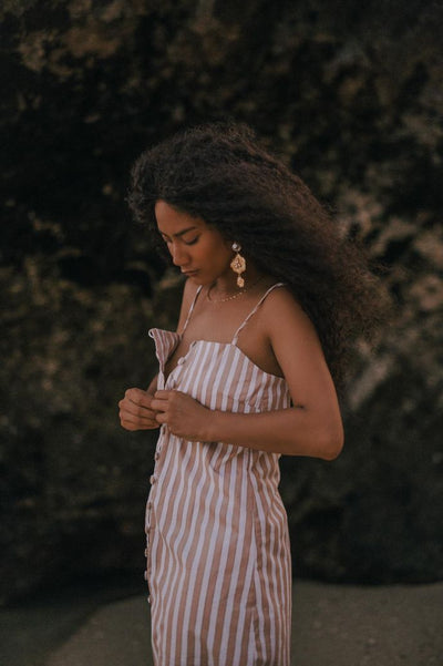 Maryn Slip Dress - Terracotta