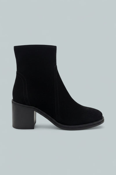 Janella Ankle Boots - Black Suede