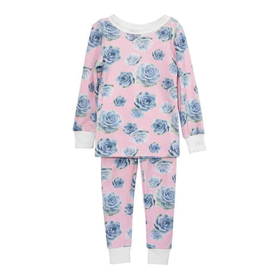 Long John Pajama Set - Succulents