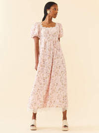 Bridgerton Maxi Dress - Blush Crush