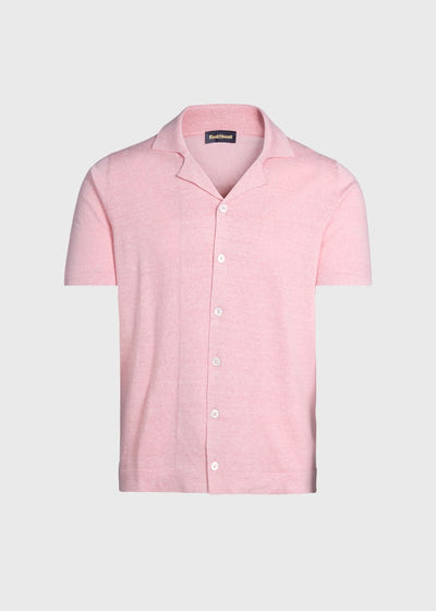 Linen Button - Pink