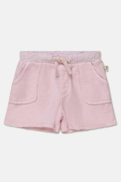 Double-face baby bermuda shorts - Pink