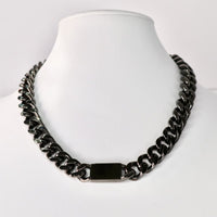 No One Id Necklace - Silver