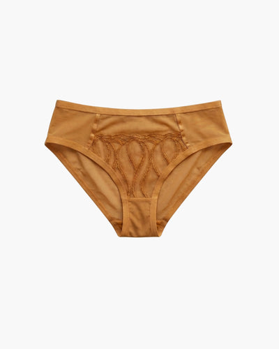 Unconditional Self-Love Highwaist Briefs - Mustard - FINAL SALE