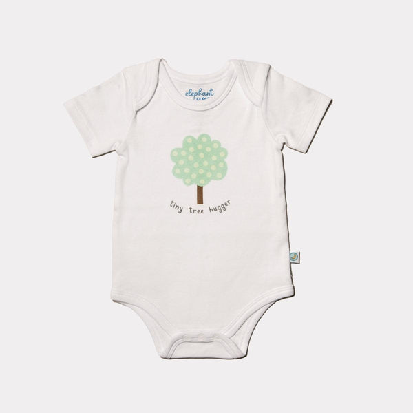 Grow With Me Short Sleeved Onesie - Tiny Tree Hugger