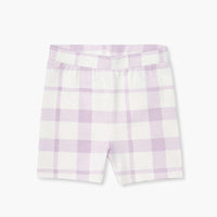 Bicycle Shorts - Lavender Gingham