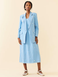 Sloan Blazer - Pearly Blue