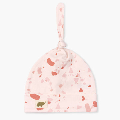 Top Knot Cap - Pink Terrazzo
