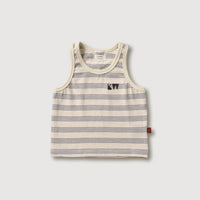 Organic Tank Top - Mist Stripe