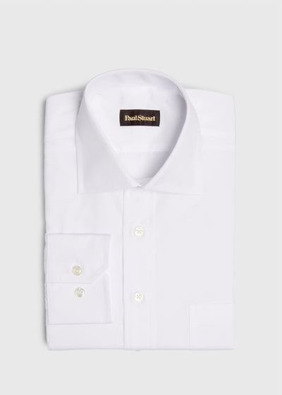 St. James Broadcloth Dress Shirt - White