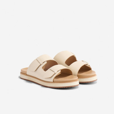 Ella Flatform Slide - Bone
