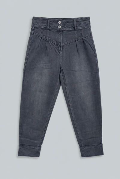 Yoke Front Denim - Black