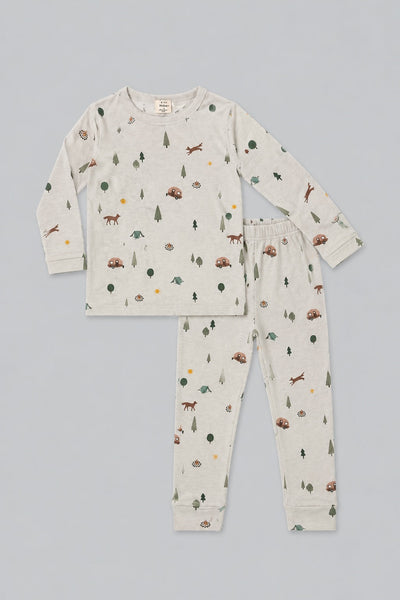 Toddler Modal Pajama Set - Camping